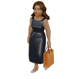Woman with Shopping Bag