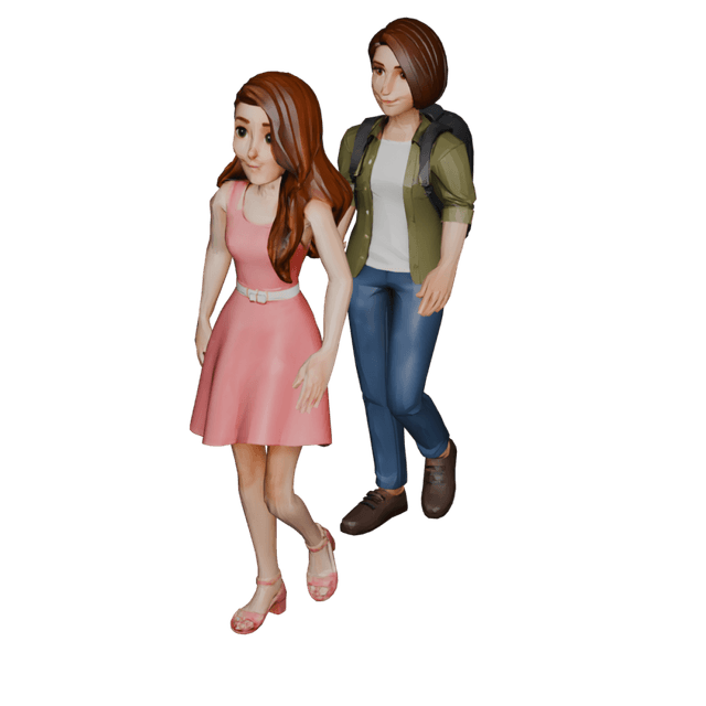 Couple 4 3D model