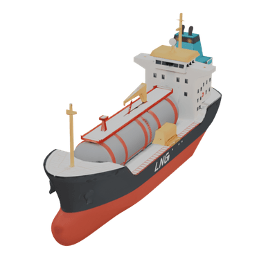 LNG Ship 3D model