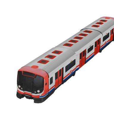 Tube Train 3D model