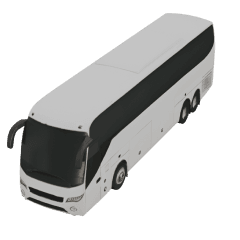 Long Distance Bus 3D model