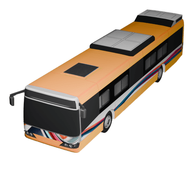 Citaro Bus 3D model for Travel Animator