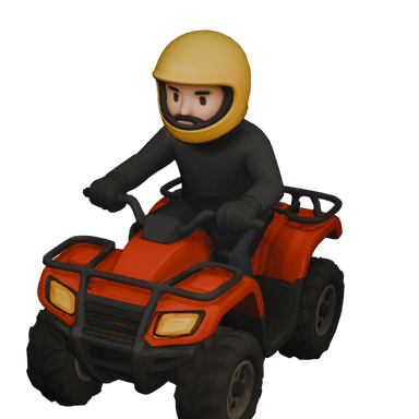 Quad Bike 3D model for Travel Animator