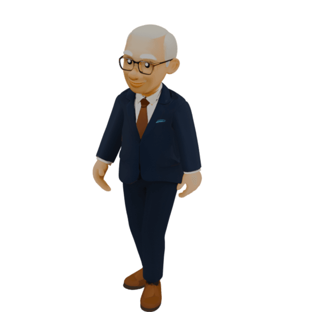 Realtor Male Old 3D model