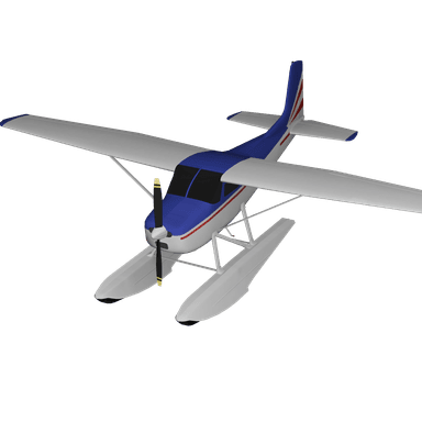 Seaplane 3D model for Travel Animator