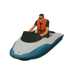 Speedboat 3D model