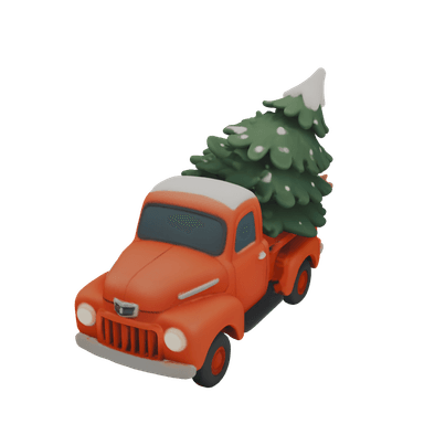 Christmas Truck 3D model