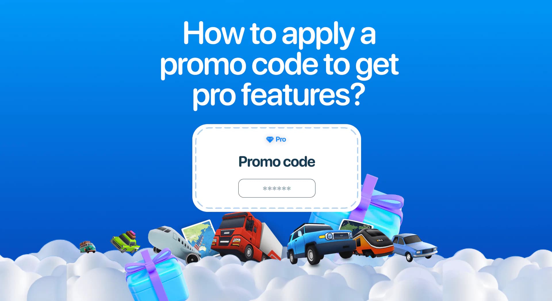 How to Apply a Promo Code in Travel Animator to Get Pro Features?