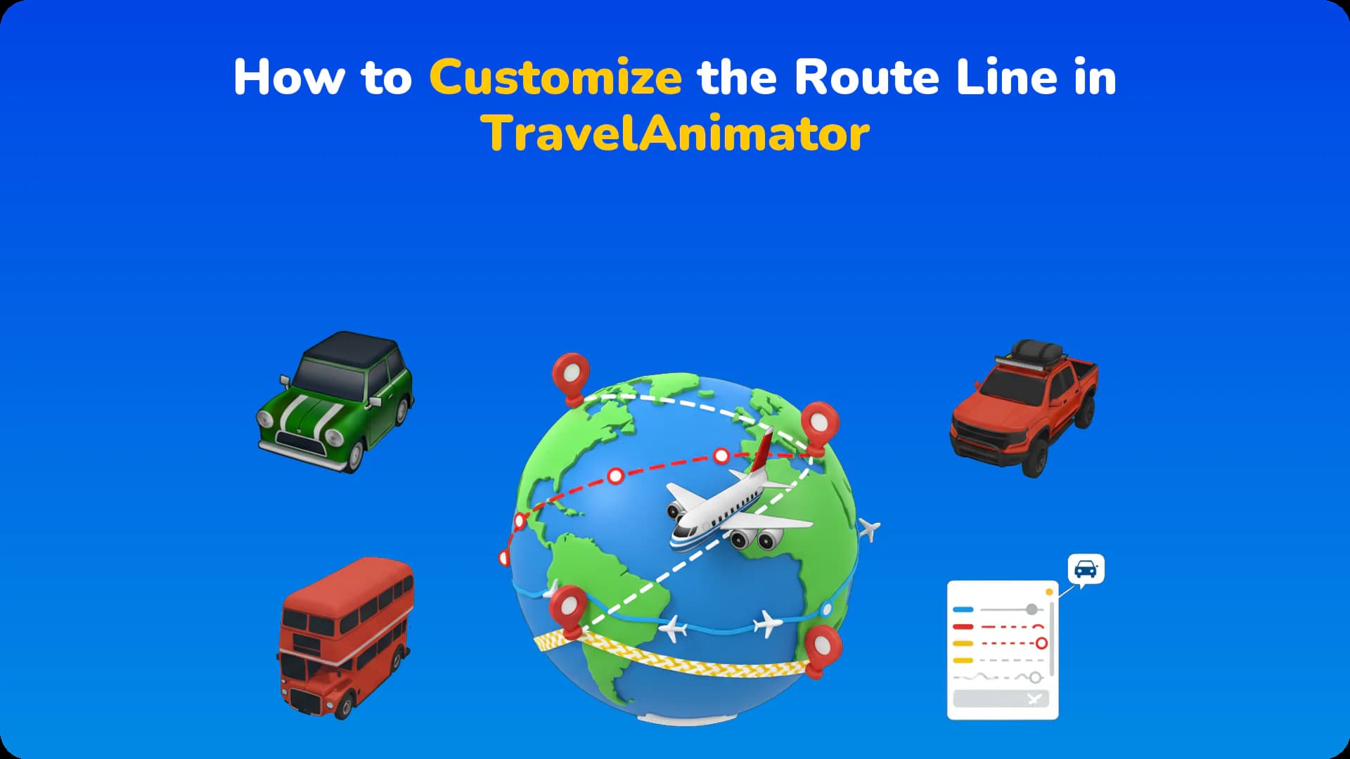 How to Customize the Route Line in TravelAnimator