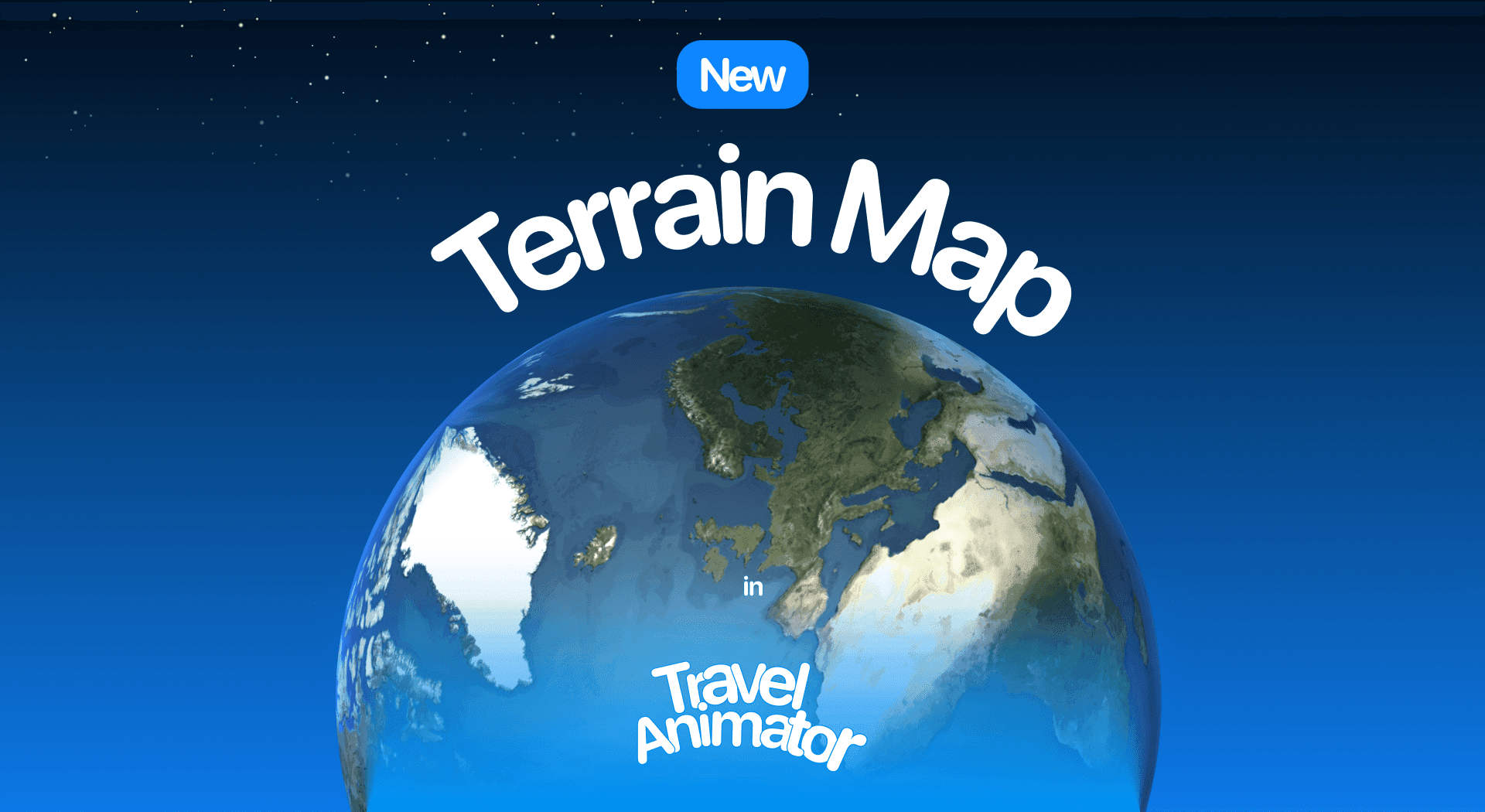 Terrain Map in Travel Animator