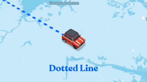 Dotted line in TravelAnimator