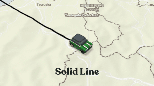 Solid line in TravelAnimator