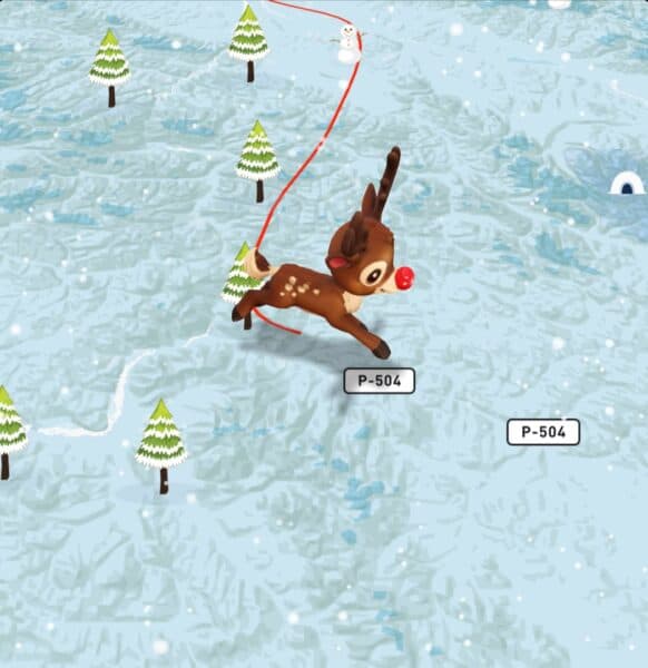 The Reindeer model available for Christmas travel animations