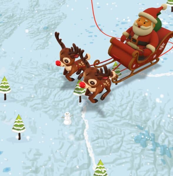 The Sleigh model available for Christmas travel animations