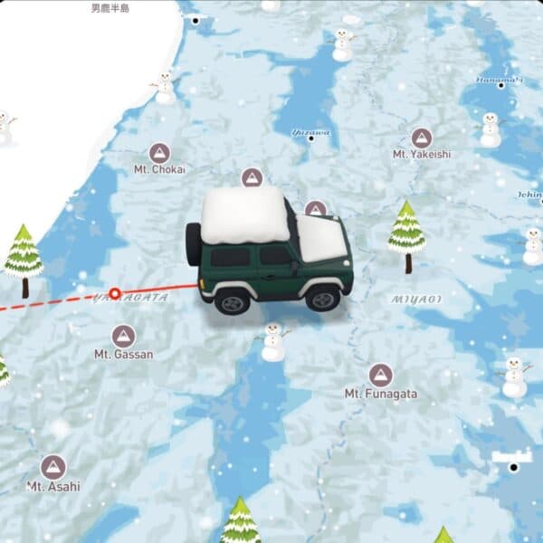 The Snow Wagon model available for Christmas travel animations