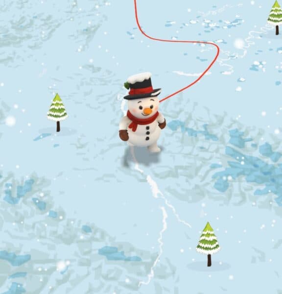 The Snowman model available for Christmas travel animations