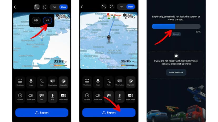 How to Create a Stunning Travel Recap Map with Travel Animator