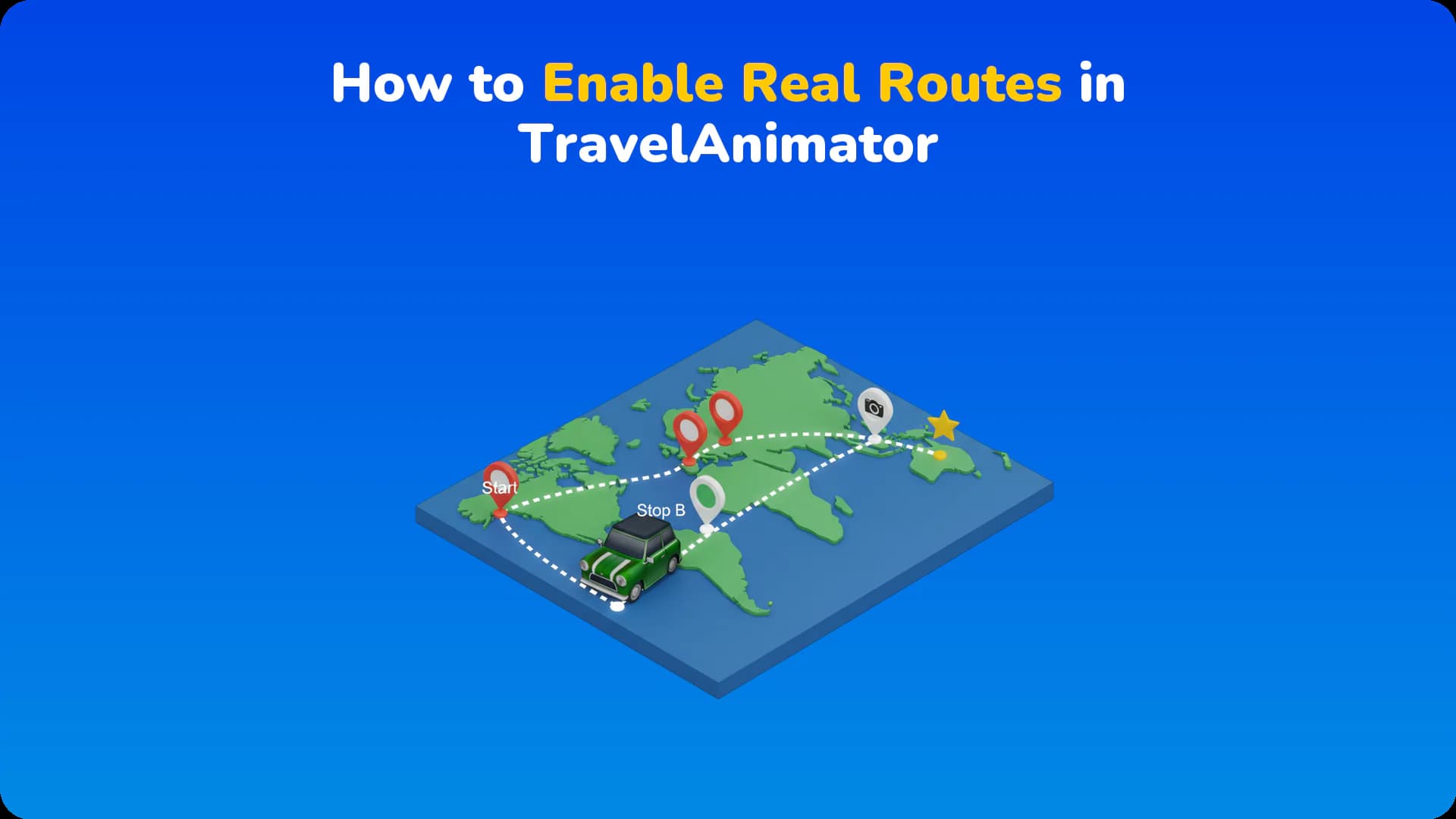 How to Enable Real Routes in TravelAnimator