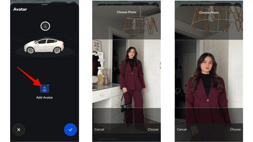 Checking that the uploaded avatar photo is clear and well framed