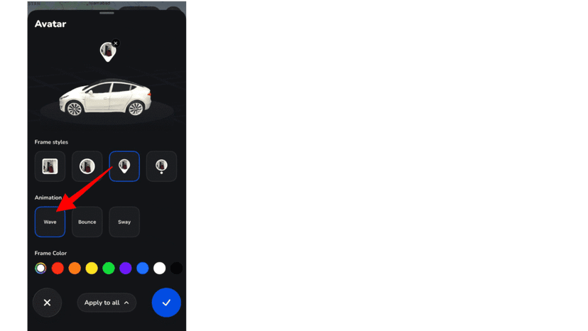 Applying the Wave effect to make the avatar feel more lively
