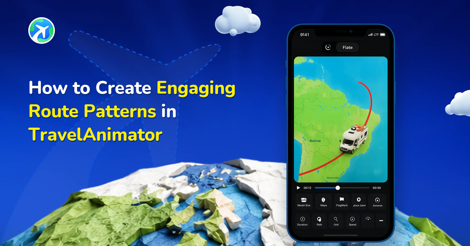 How to Create Engaging Route Patterns in TravelAnimator