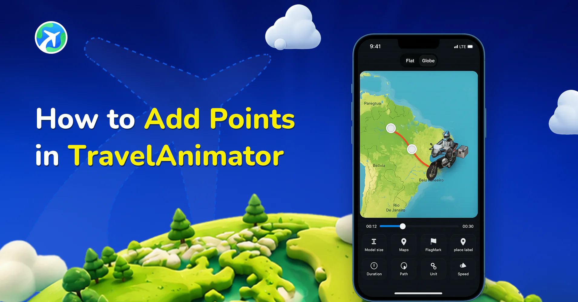 How to Add Points in TravelAnimator