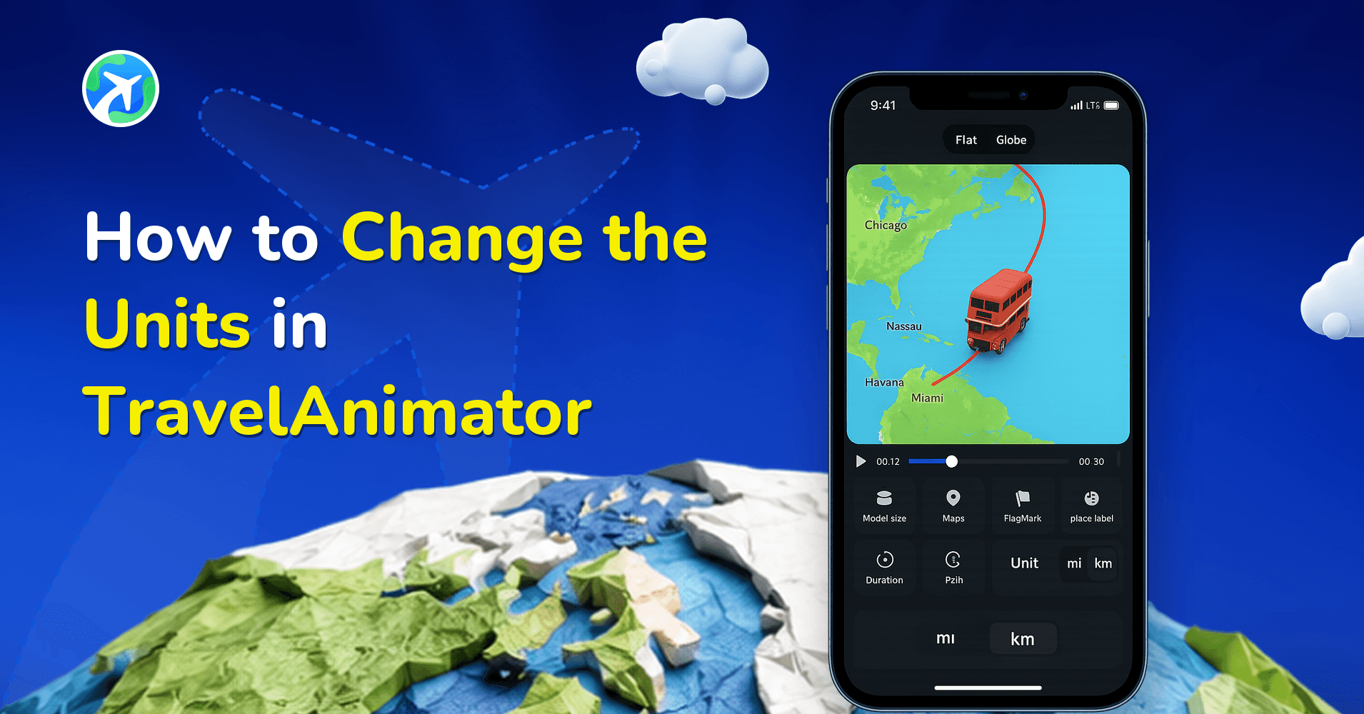 How to Change the Units in TravelAnimator