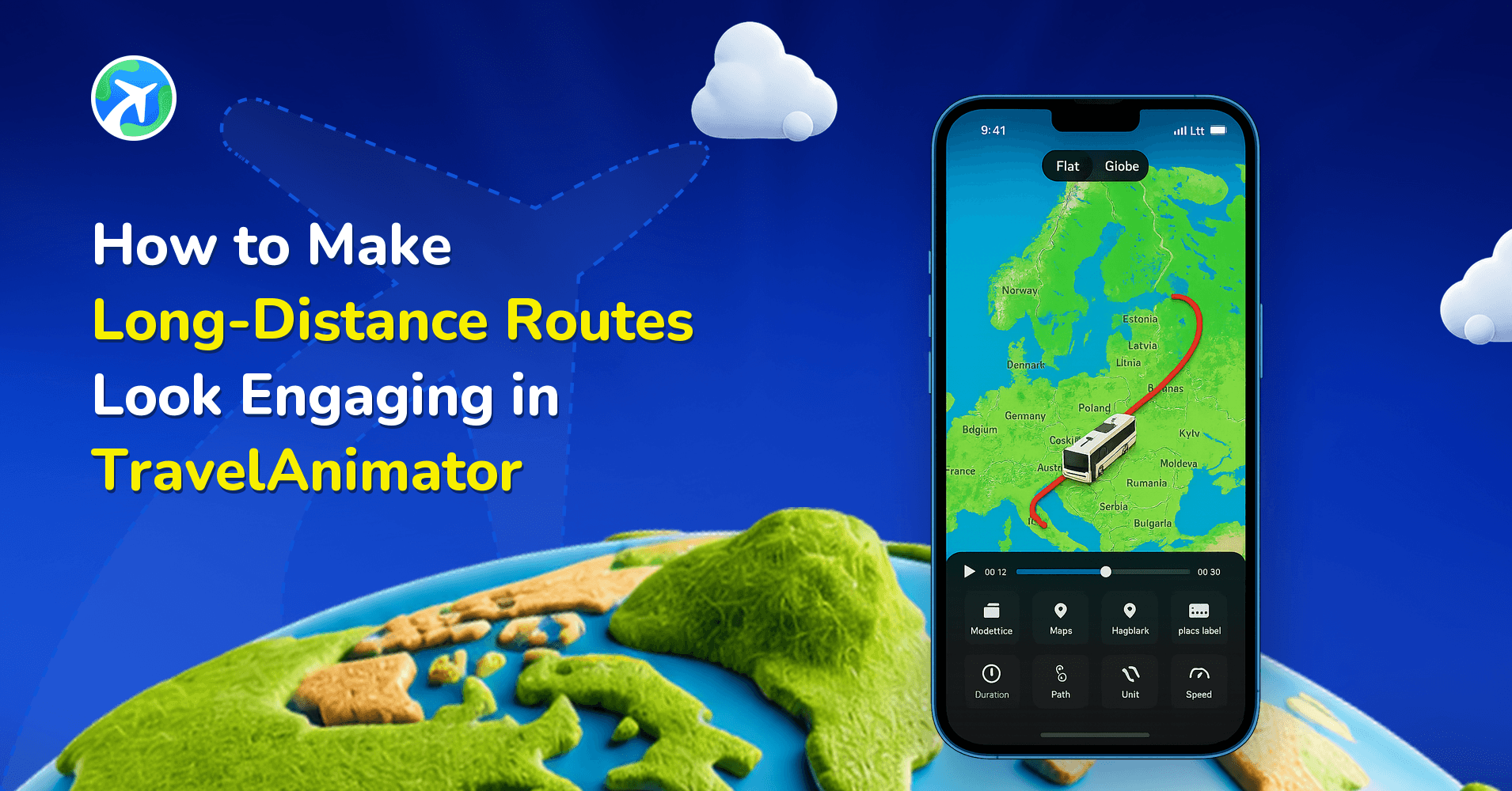 How to Make Long-Distance Routes Look Engaging in TravelAnimator