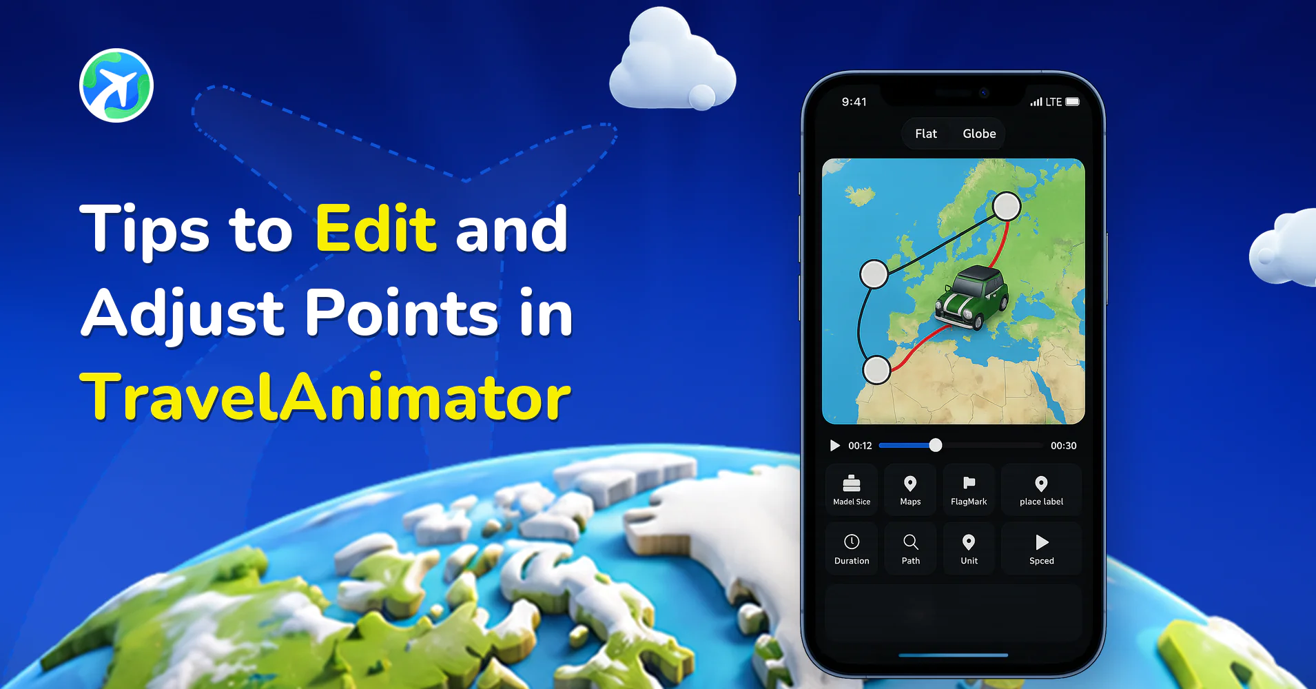 Tips to Edit and Adjust Points in TravelAnimator