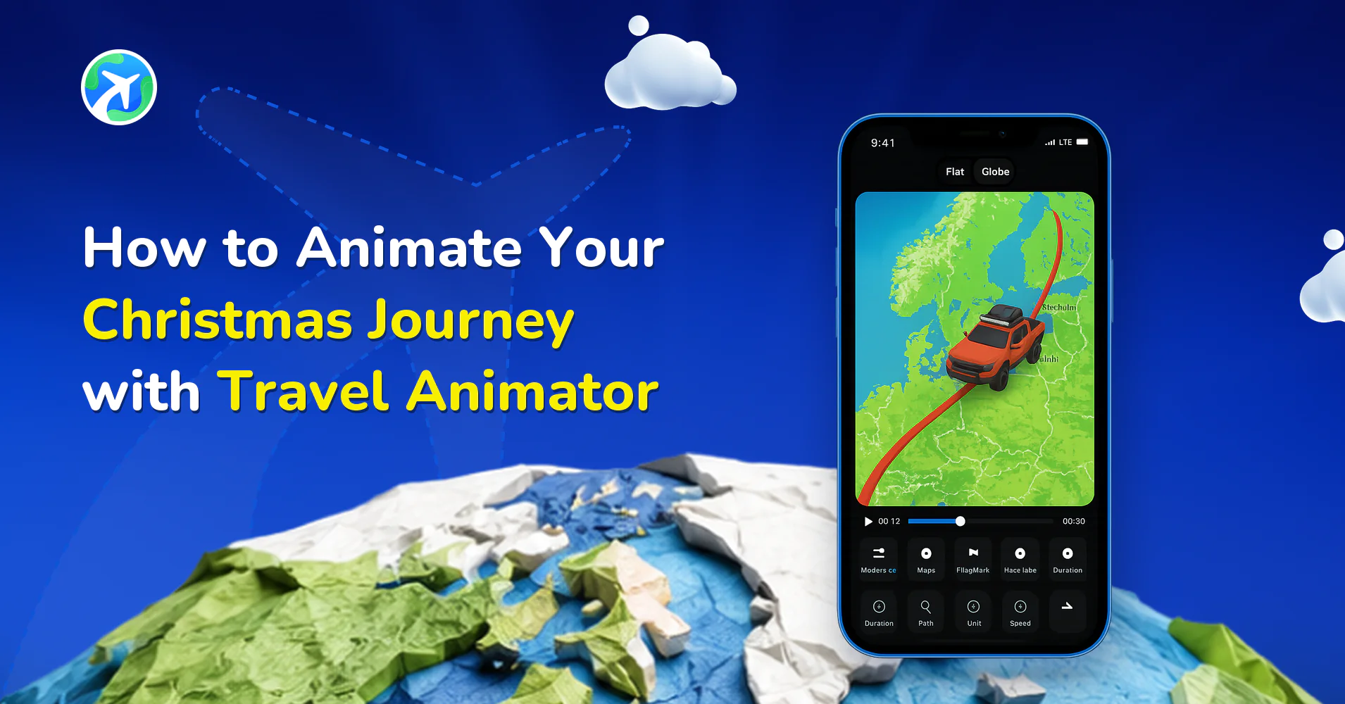 How to Animate Your Christmas Journey with Travel Animator