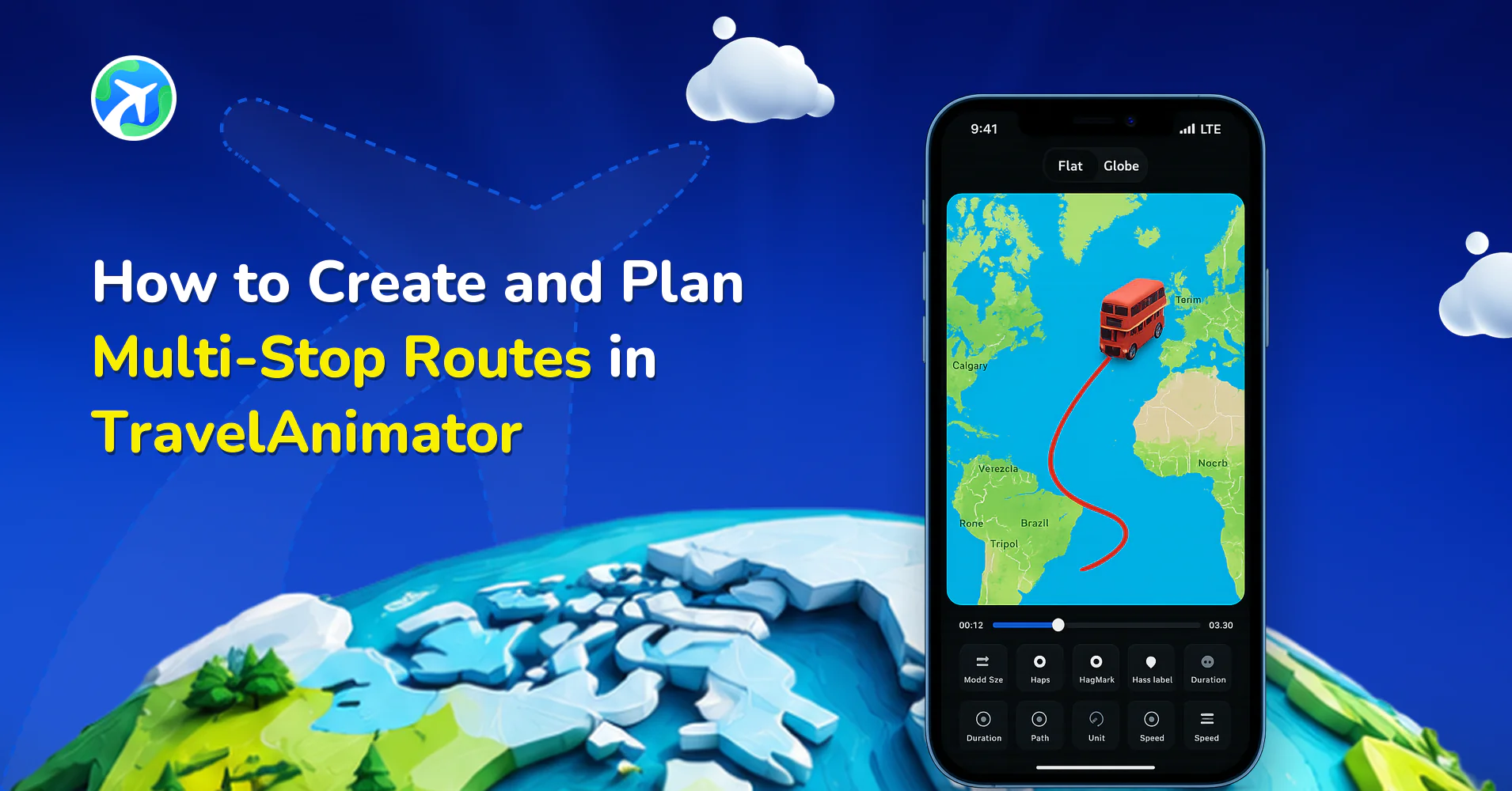 How to Create and Plan Multi-Stop Routes in TravelAnimator