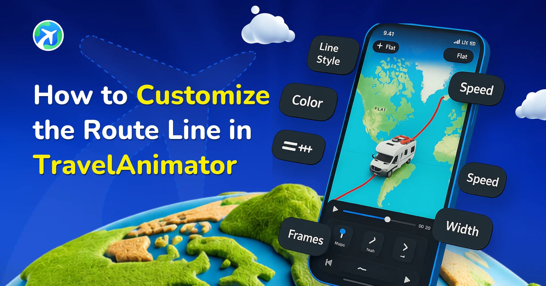 How to Customize the Route Line in TravelAnimator