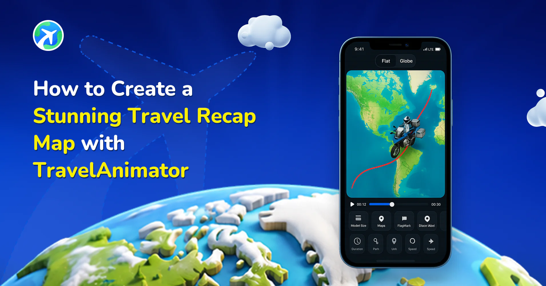 How to Create a Stunning Travel Recap Map with TravelAnimator
