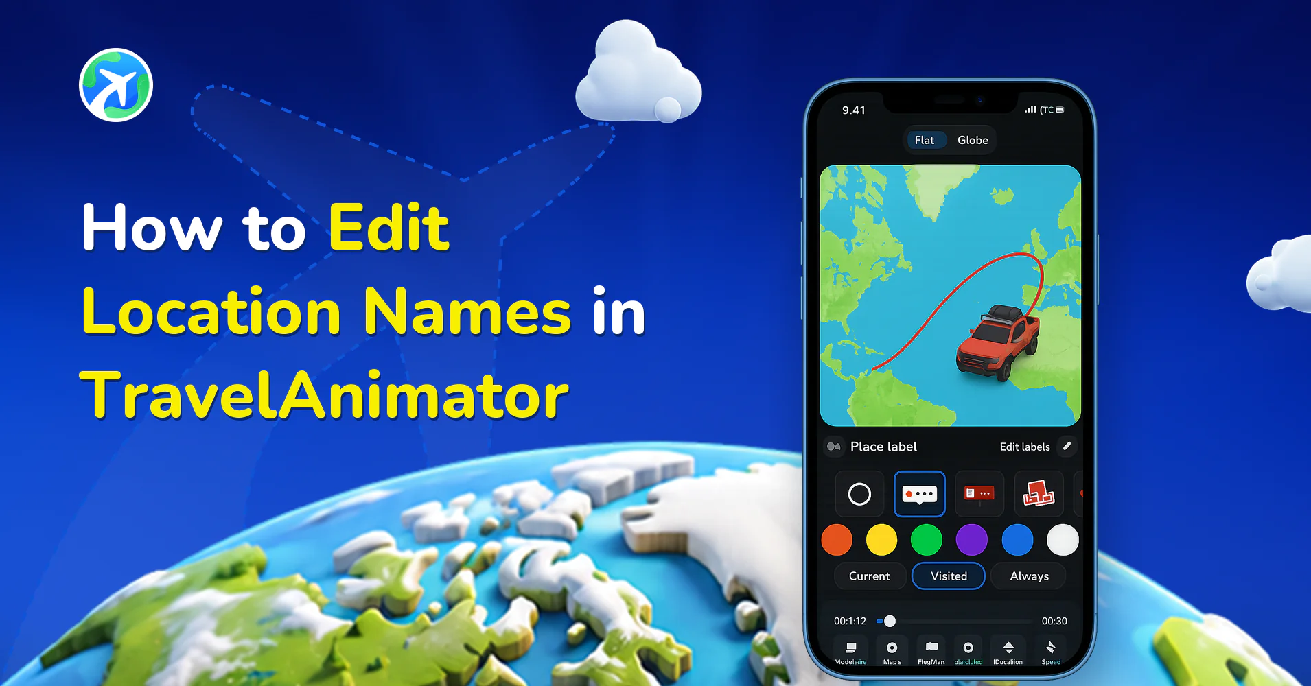 How to Edit Location Names in TravelAnimator