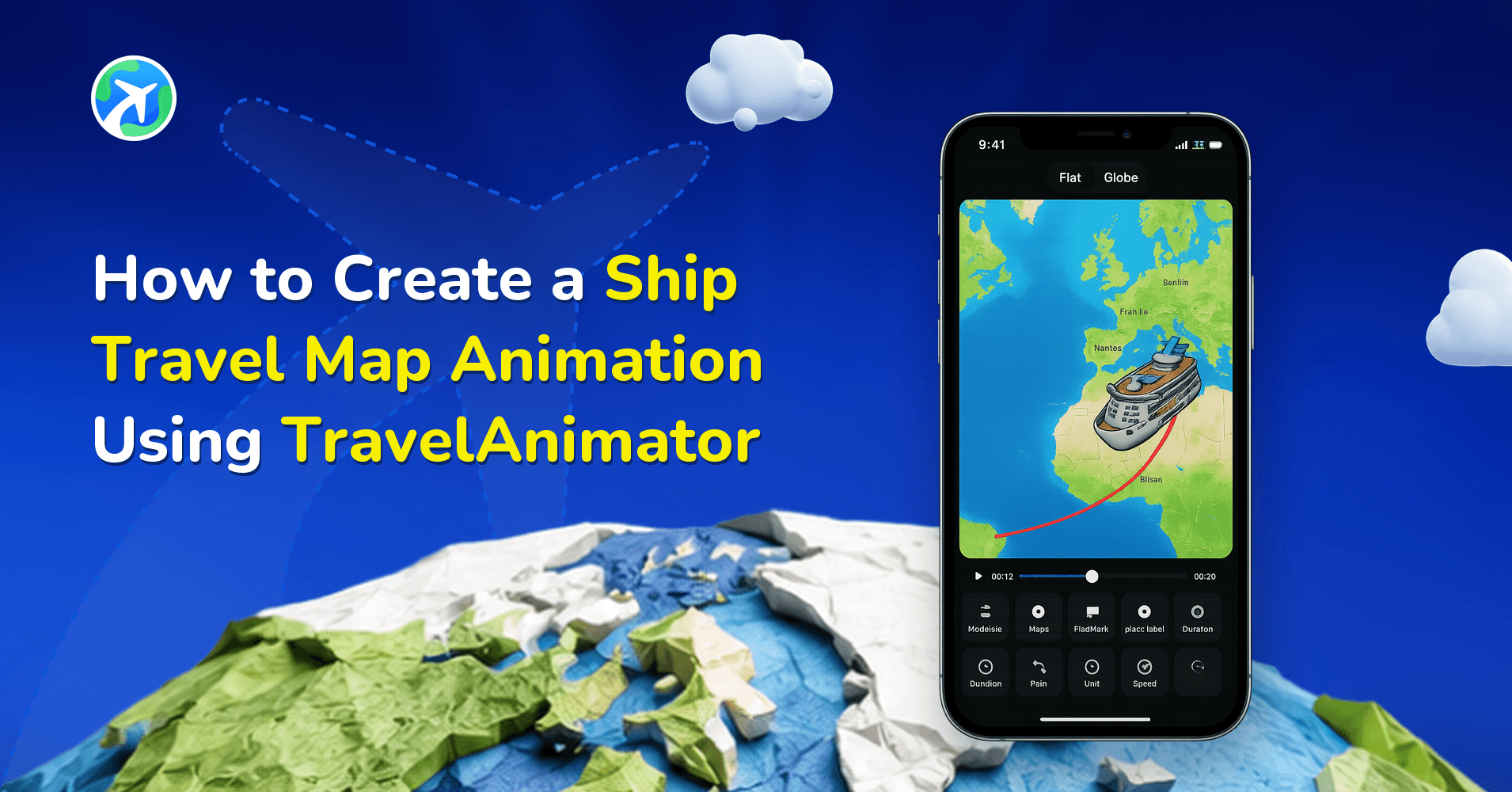 How to Create a Ship Travel Map Animation Using TravelAnimator