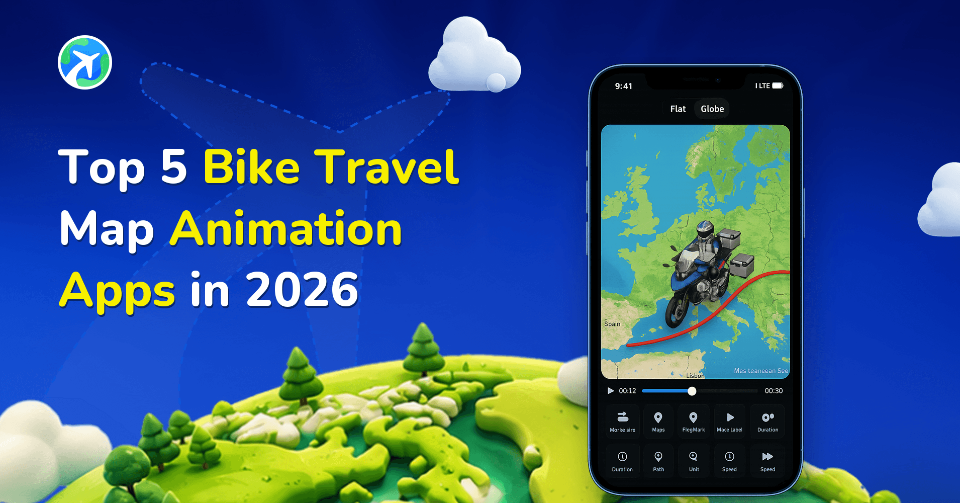 Top 5 Bike Travel Map Animation Apps in 2026