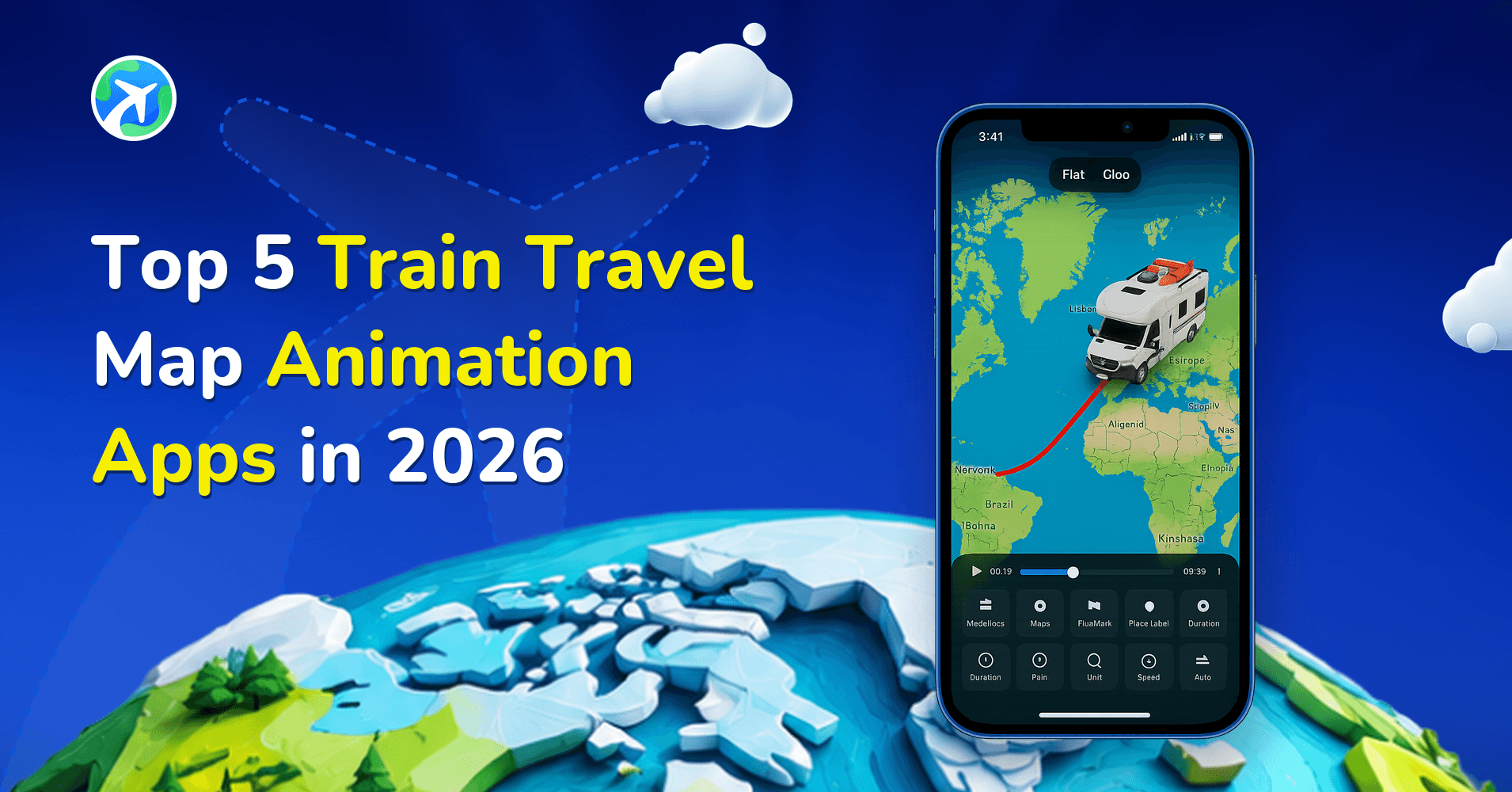 Top 5 Train Travel Map Animation Apps in 2026