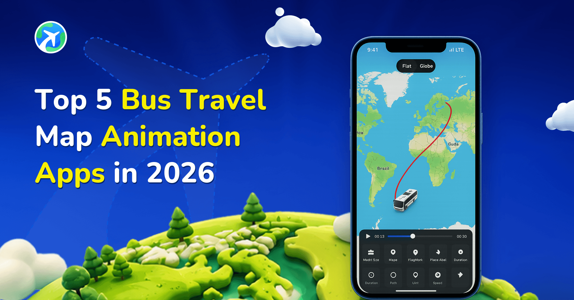 Top 5 Bus Travel Map Animation Apps in 2026