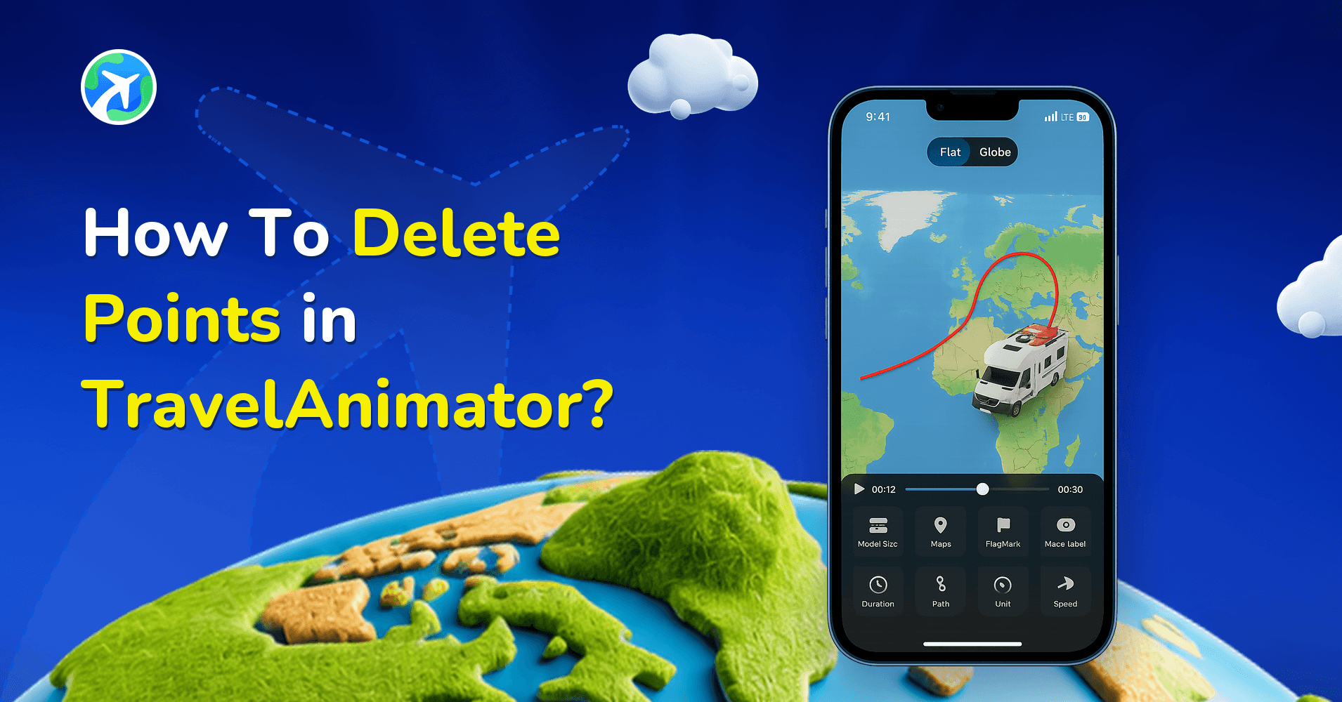 How To Delete Points in TravelAnimator?
