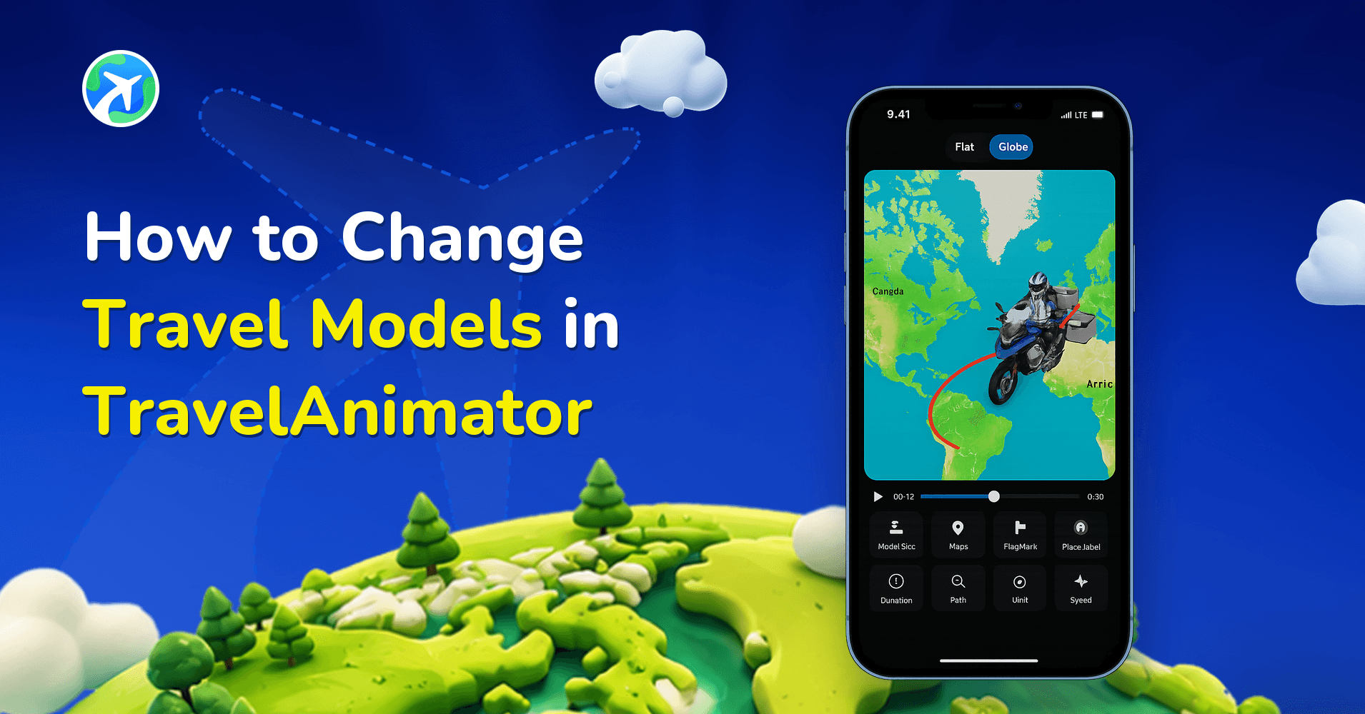 How to Change Travel Models in TravelAnimator