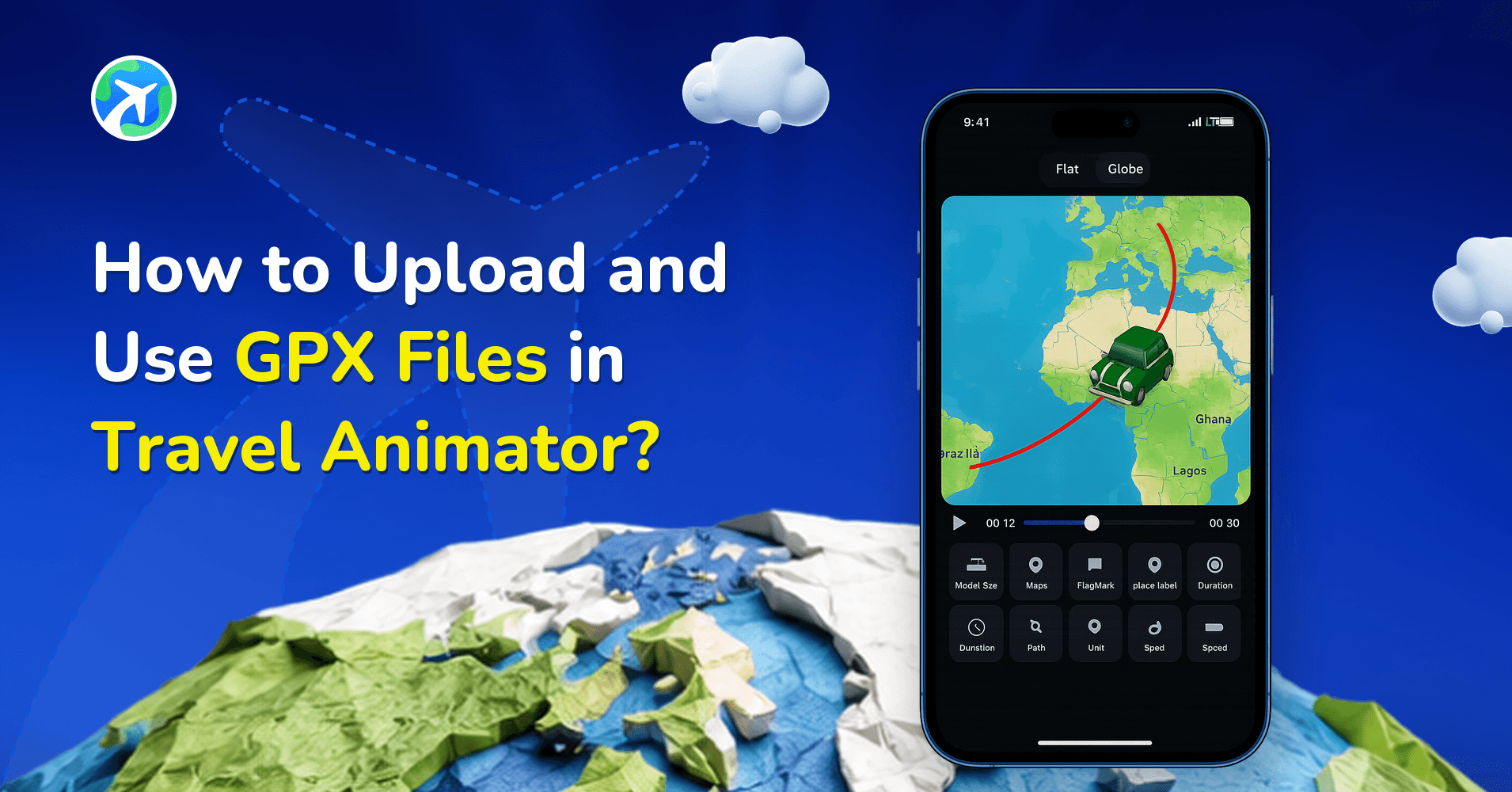 How to Upload and Use GPX Files in Travel Animator?