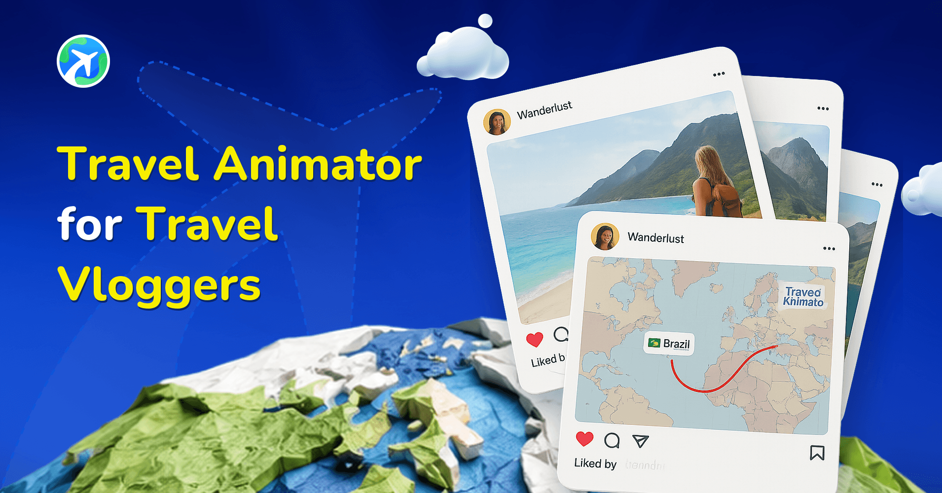 Travel Animator for Travel Vloggers