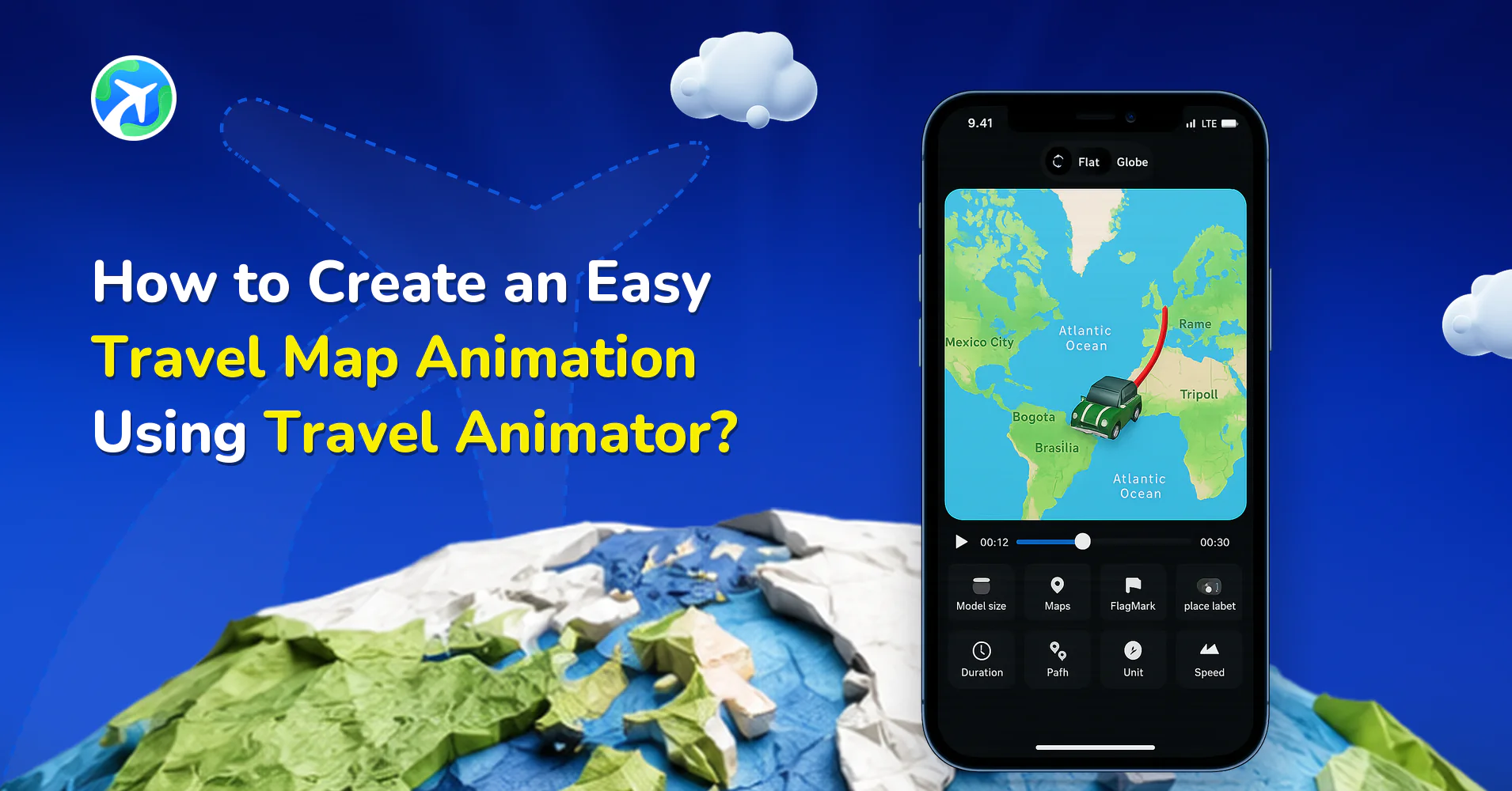 How to Create an Easy Travel Map Animation Using Travel Animator?