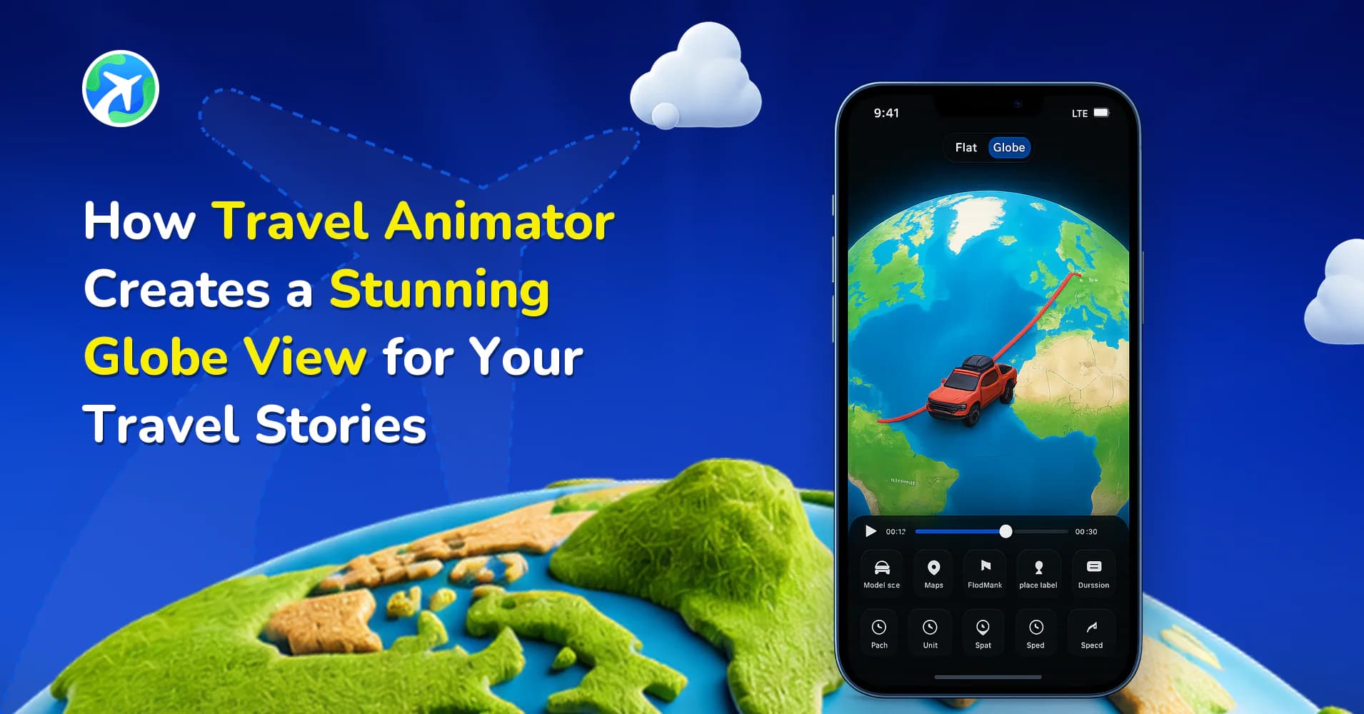 How Travel Animator Creates a Stunning Globe View for Your Travel Stories