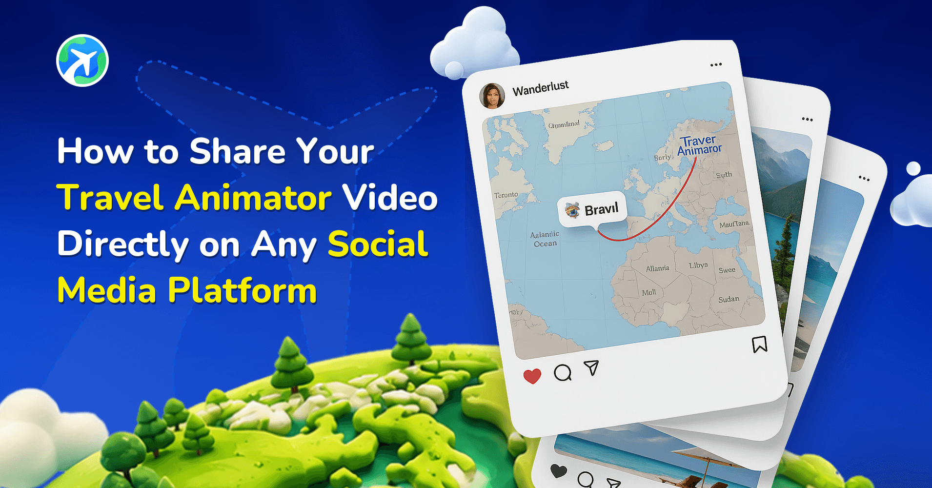 How to Share Your Travel Animator Video Directly on Any Social Media Platform