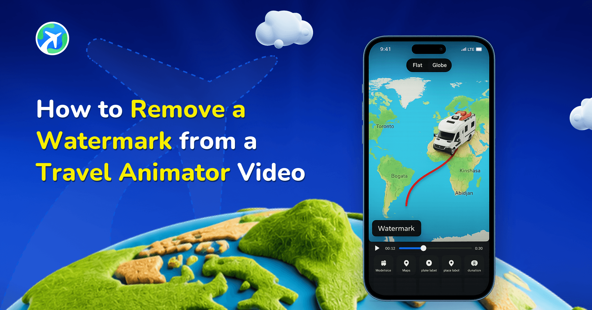 How to Remove a Watermark from a Travel Animator Video