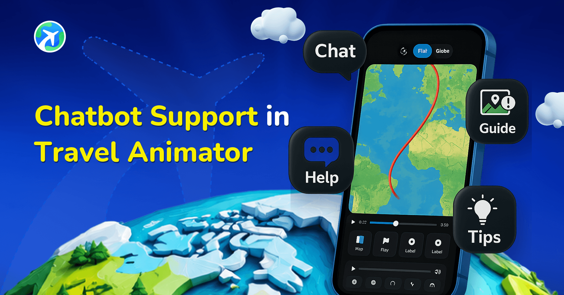 Chatbot Support in Travel Animator