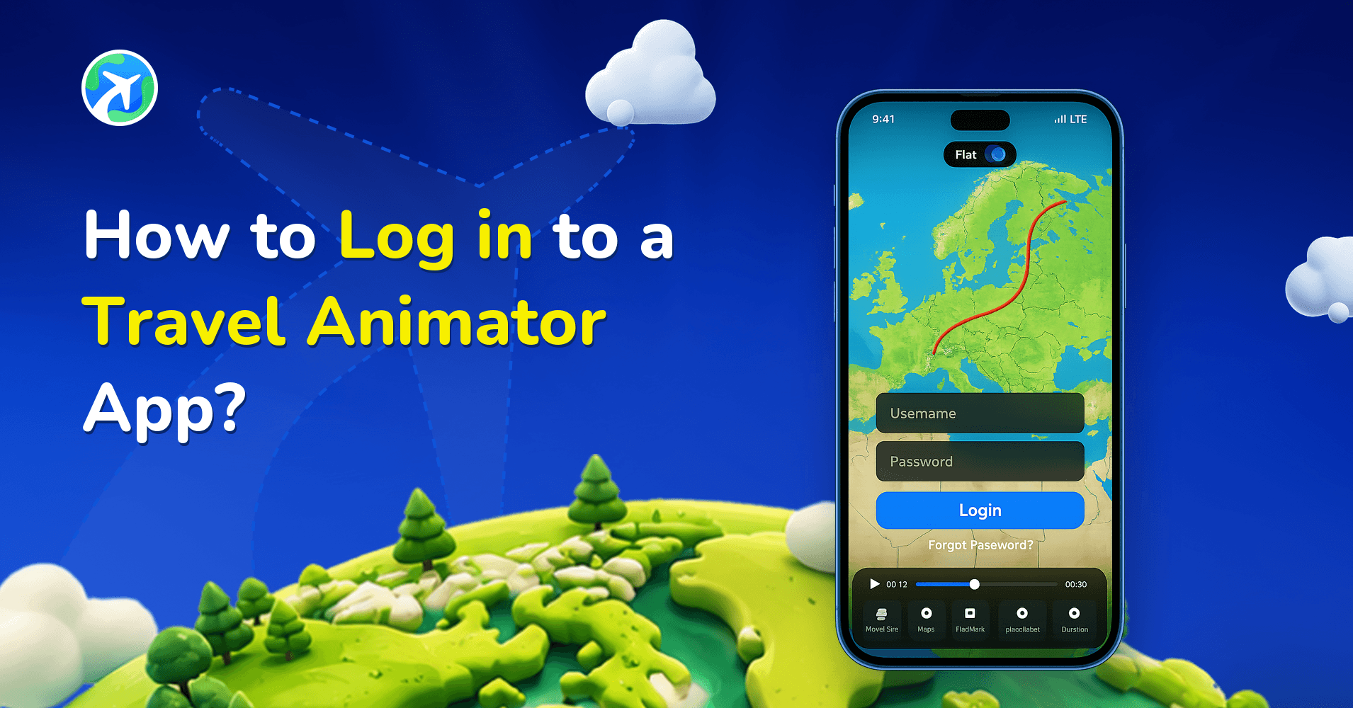 How to Log in to a Travel Animator App?