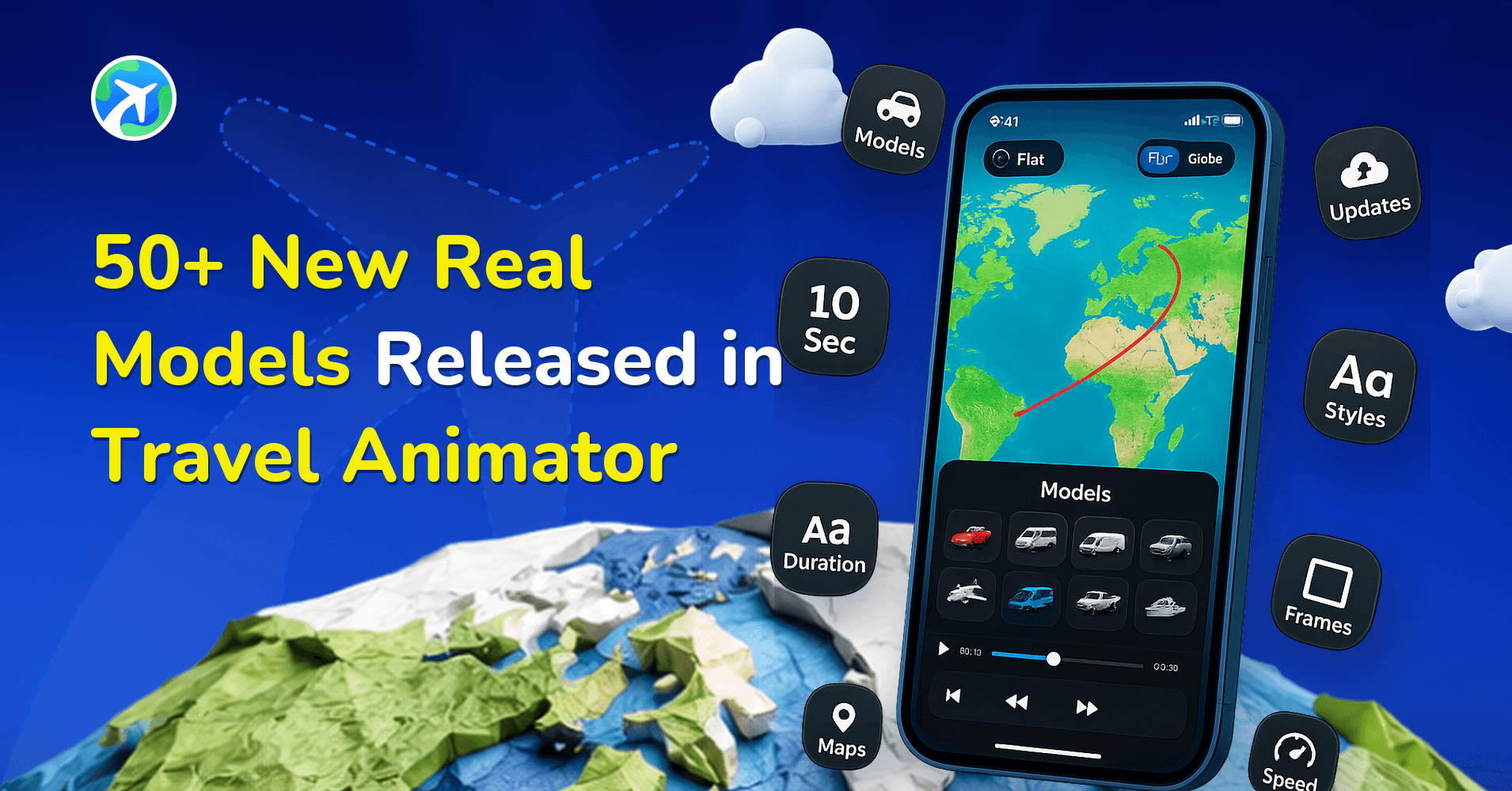 50+ New Real Models Released in Travel Animator