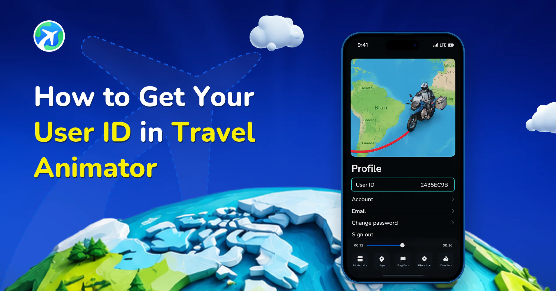 How to Get Your User ID in Travel Animator